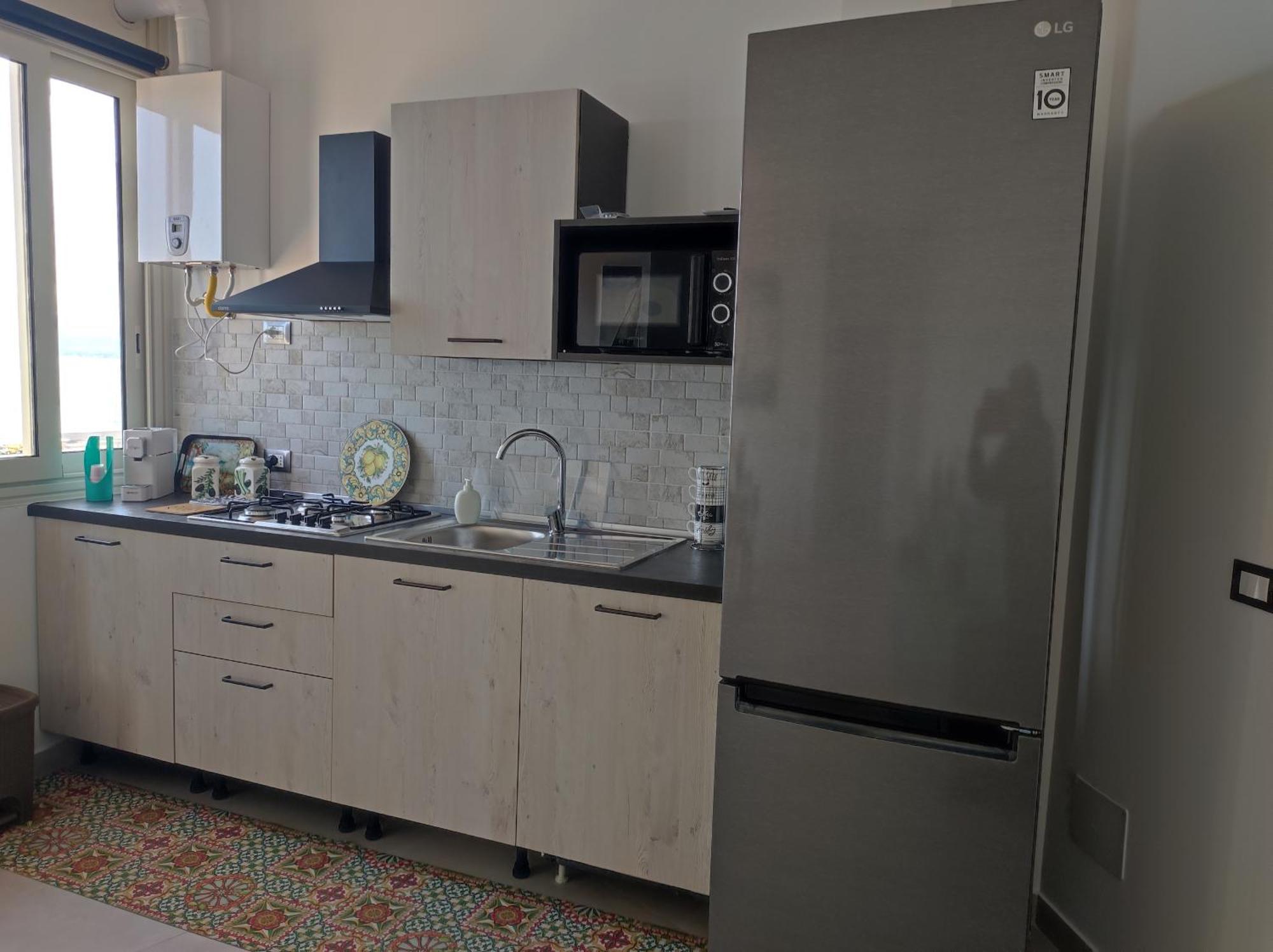 Apartament Rineddahouse Arenella - Vista Mare Panoramica A Palermo Con Parcheggio Privato Zewnętrze zdjęcie