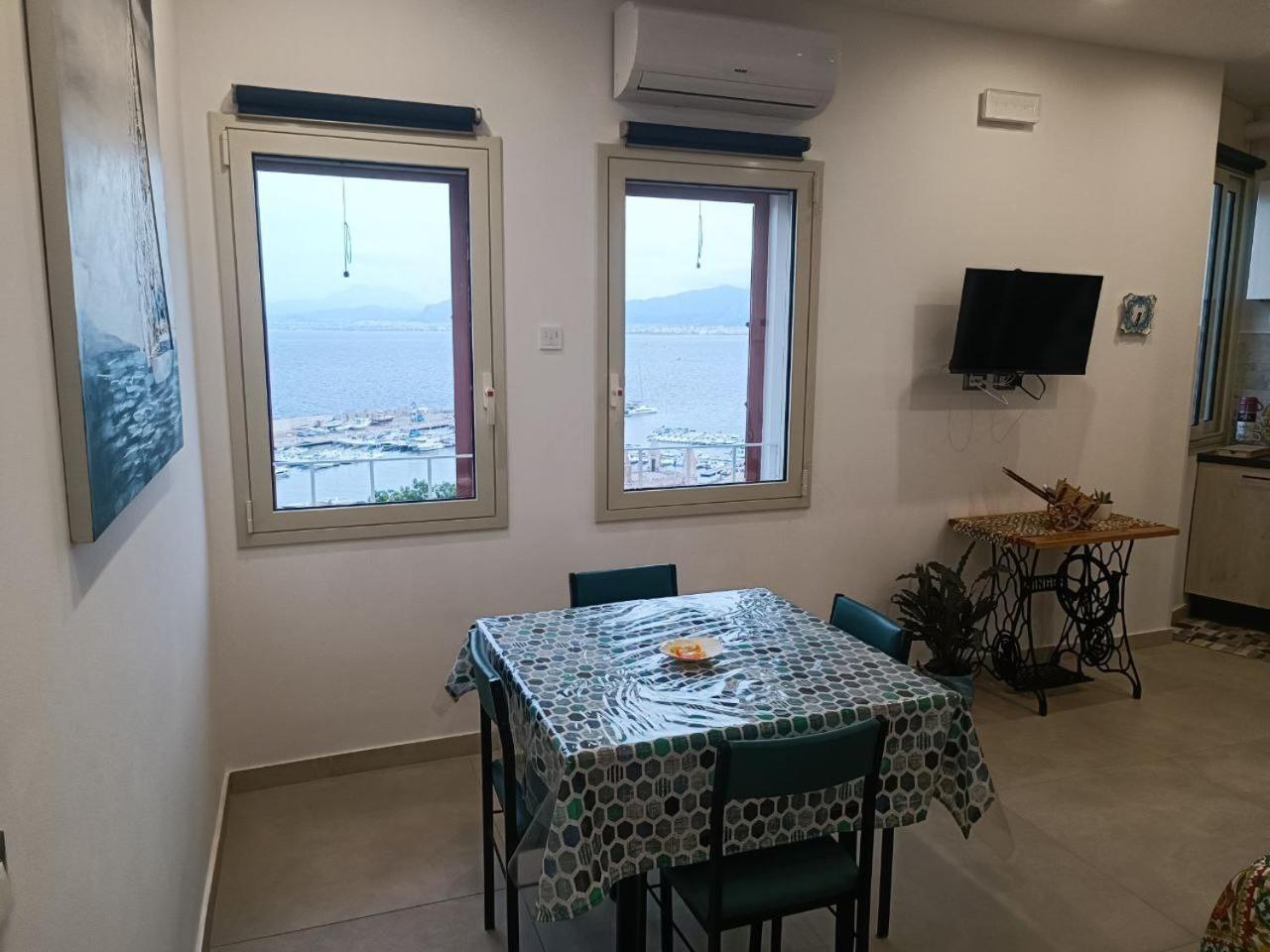 Apartament Rineddahouse Arenella - Vista Mare Panoramica A Palermo Con Parcheggio Privato Zewnętrze zdjęcie